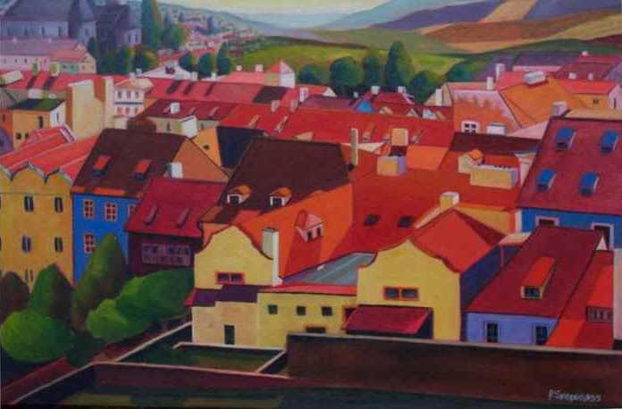 Rooftops Of Prague